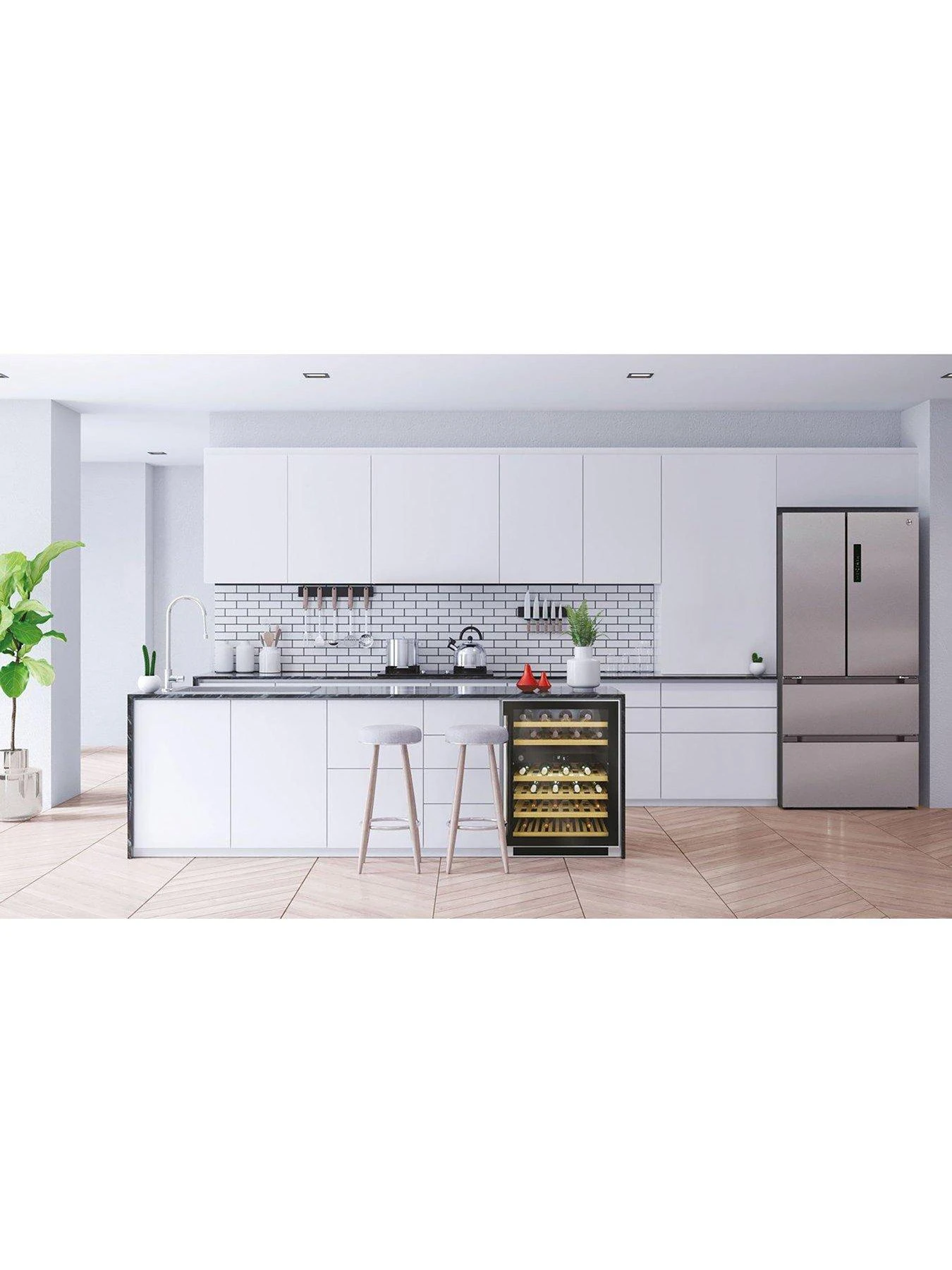 Hoover HWCB 60 UK/N Wine Cooler, 46 Bottle Capacity - Black - Image 4