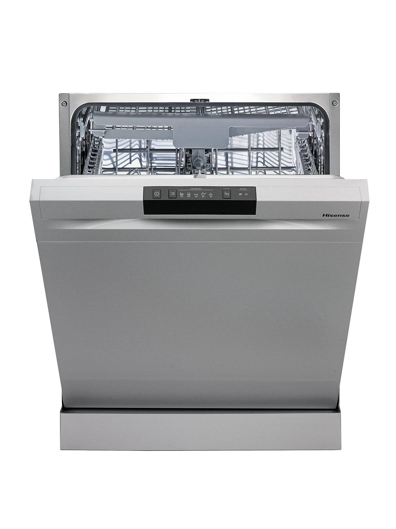 Hisense HS620D10XUK 14-Place Fullsize Dishwasher - Stainless Steel
