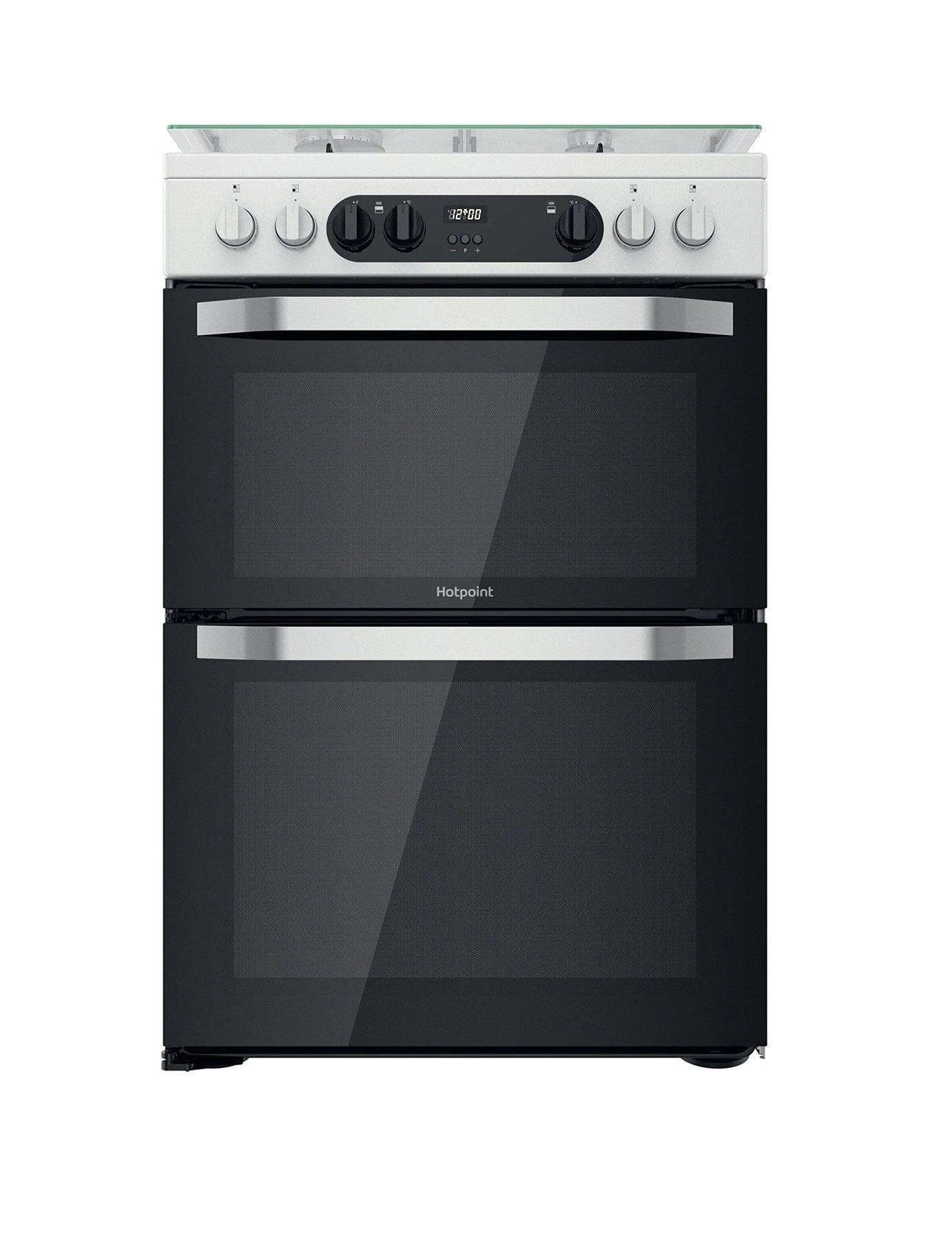 Hotpoint HDM67G9C2CW Freestanding Dual Fuel Double Oven Electric Cooker