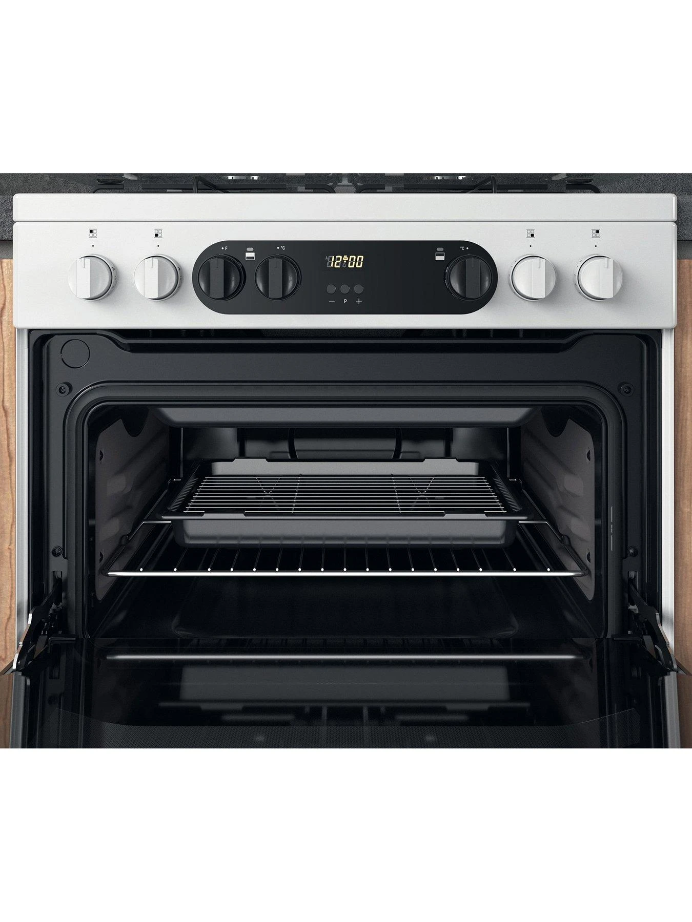 Hotpoint HDM67G9C2CW Freestanding Dual Fuel Double Oven Electric Cooker - Image 6