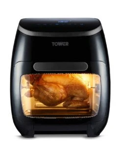 Tower Xpress Pro Combo Vortx 10-in-1 Digital Air Fryer Oven 11L Black T17076