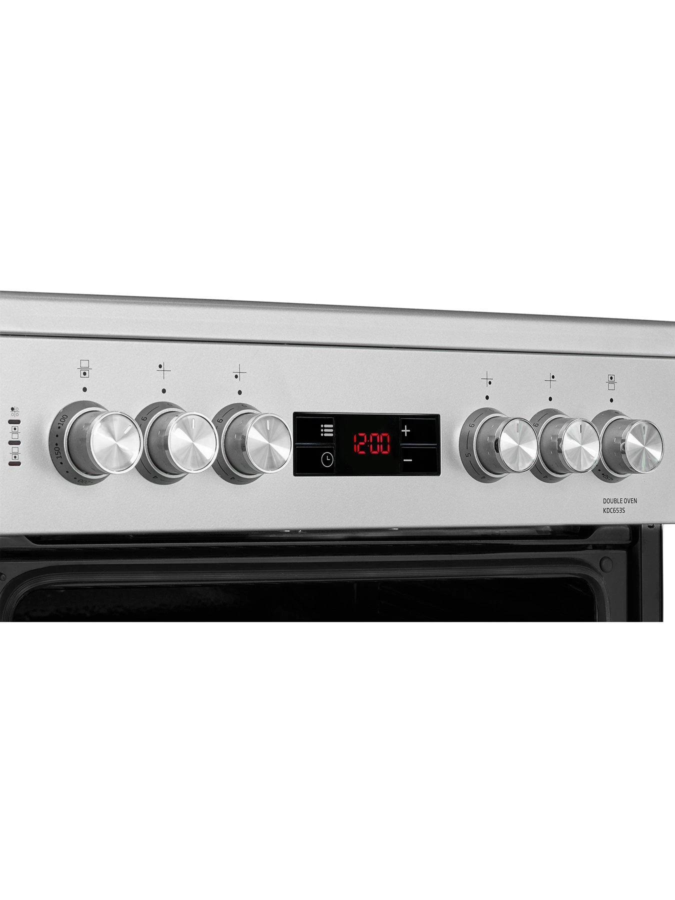 Beko KDC653S 60CM Double Oven Electric Cooker - Silver - Image 6