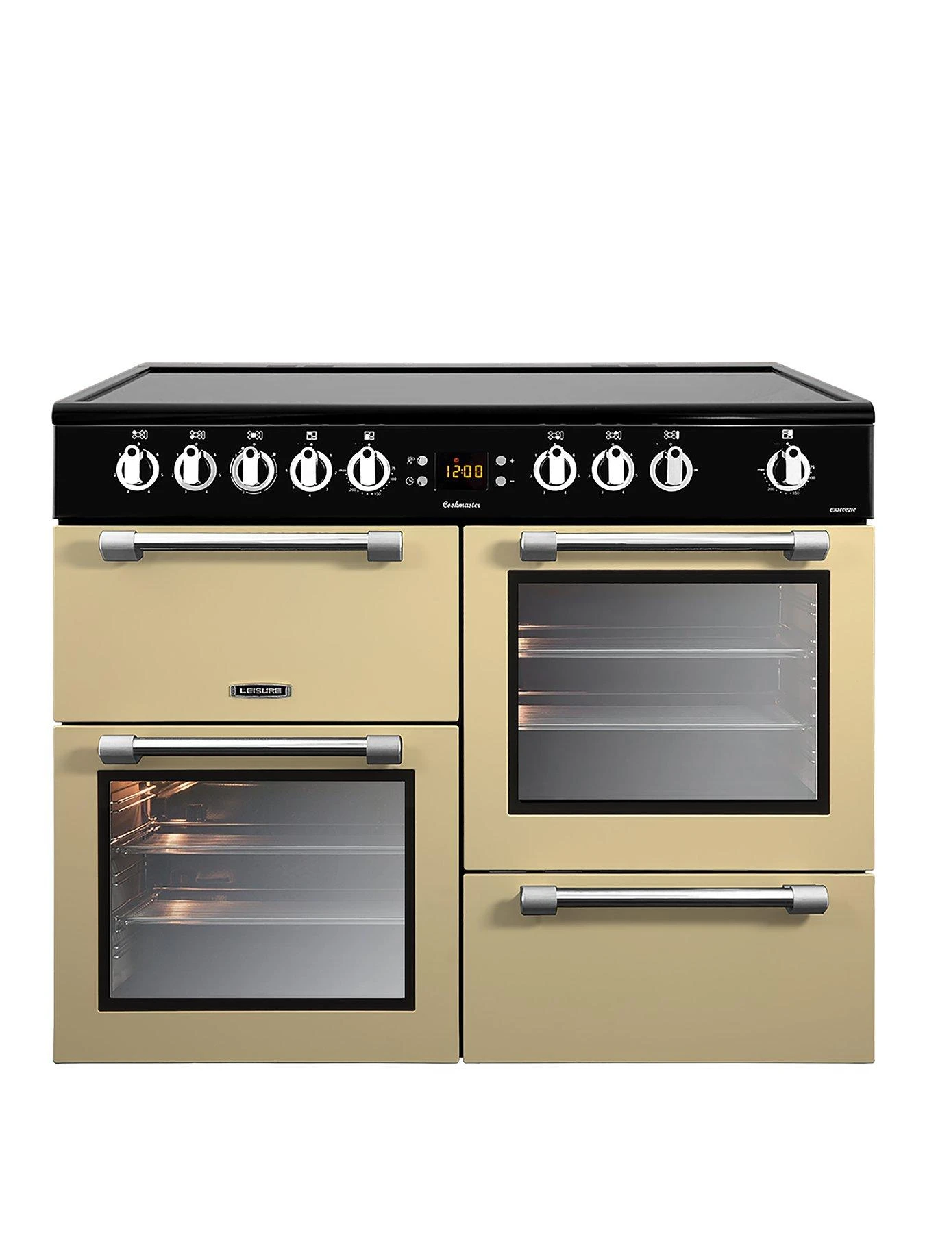Leisure CK100C210C Cookmaster 100cm Electric Range Cooker With Ceramic Hob - Cream