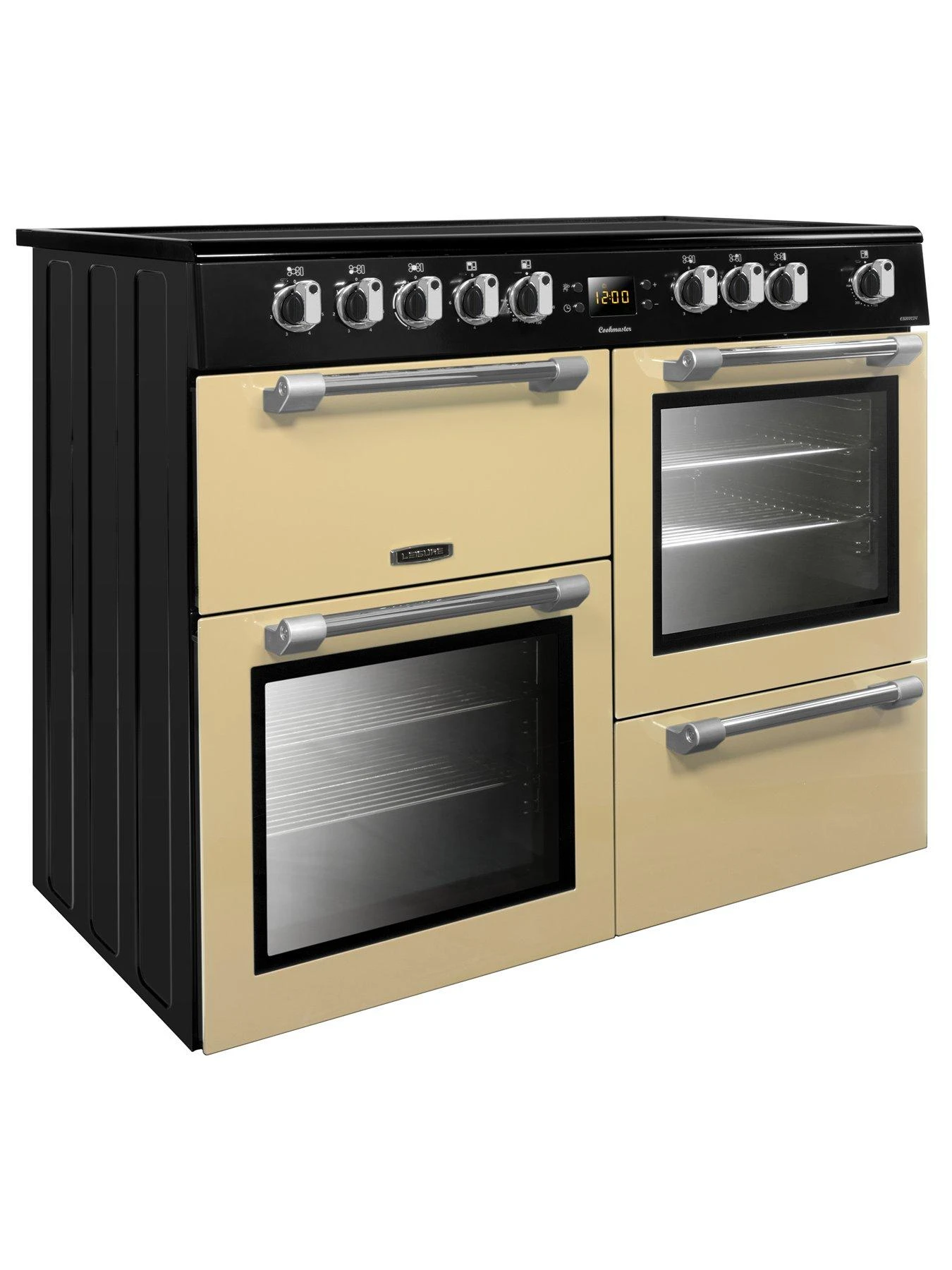 Leisure CK100C210C Cookmaster 100cm Electric Range Cooker With Ceramic Hob - Cream - Image 2