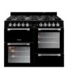 Leisure CK100F232K 100cm Cookmaster Dual Fuel Range Cooker, Black