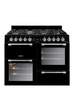 Leisure CK100F232K 100cm Cookmaster Dual Fuel Range Cooker, Black
