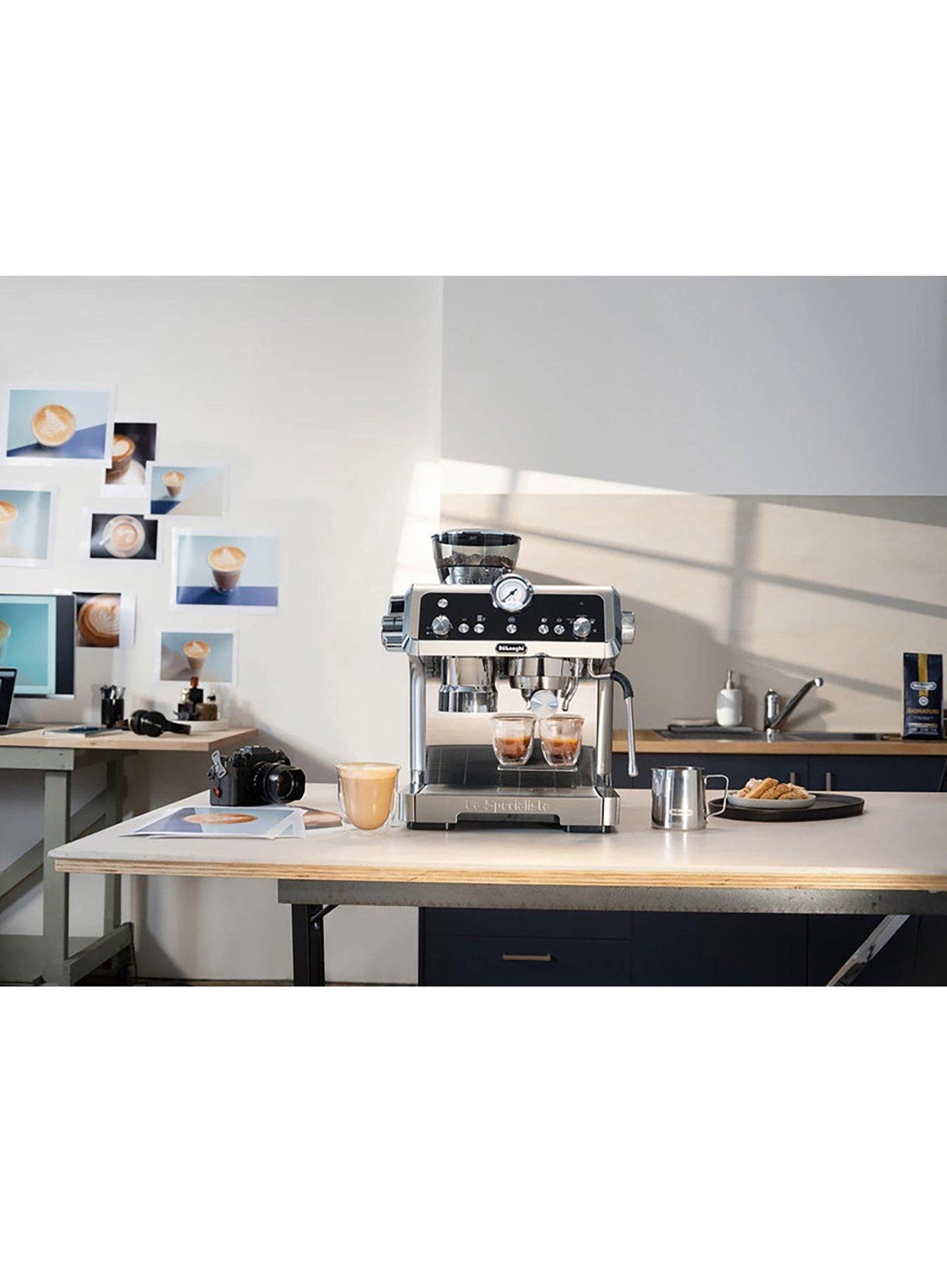 DeLonghi La Specialista Prestigio, Bean To Cup Coffee Machine, EC9355.M - Silver/Black - Image 3