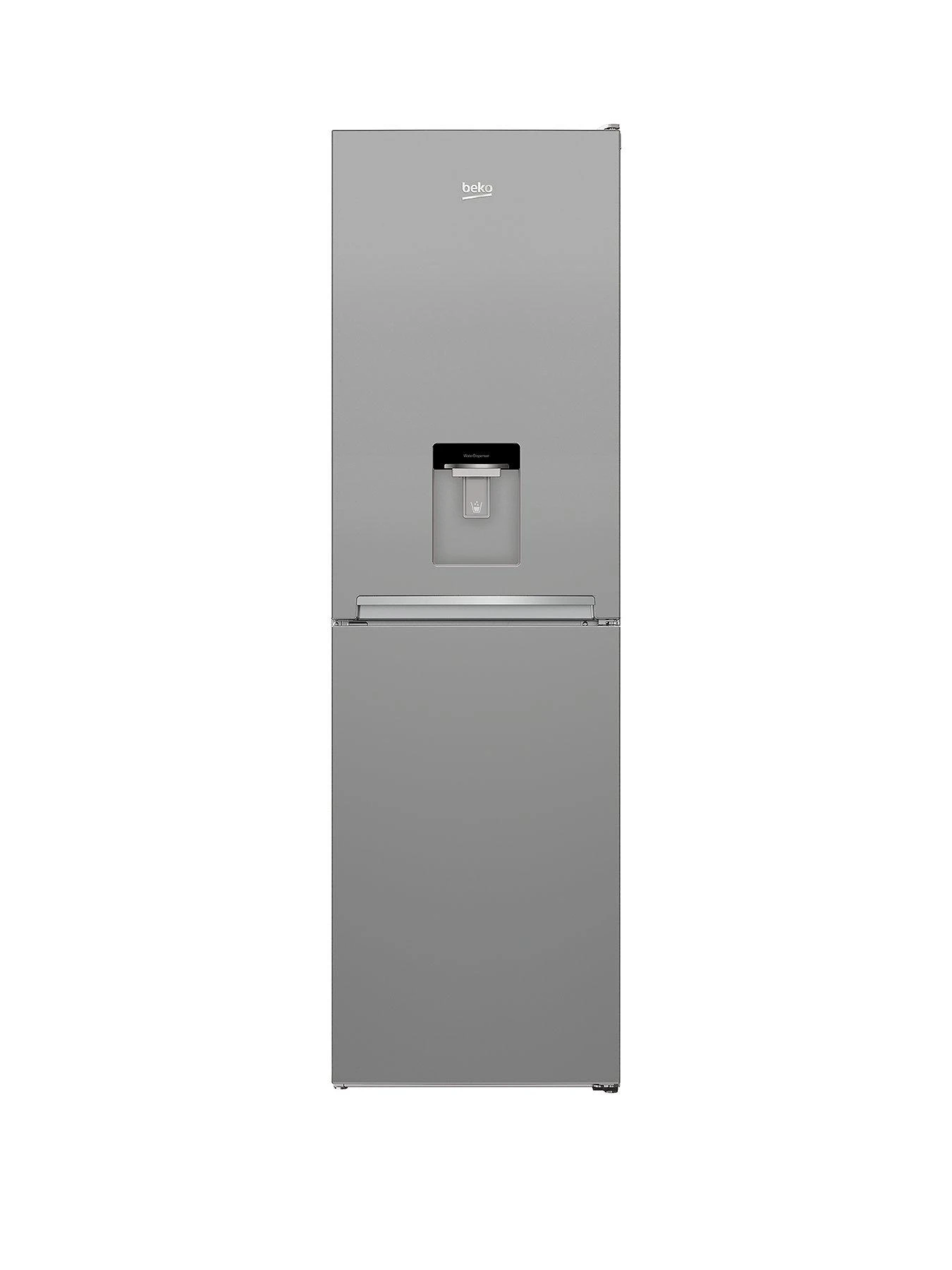 Beko CFG3582DS 55cm Wide Frost-Free Fridge Freezer - Silver