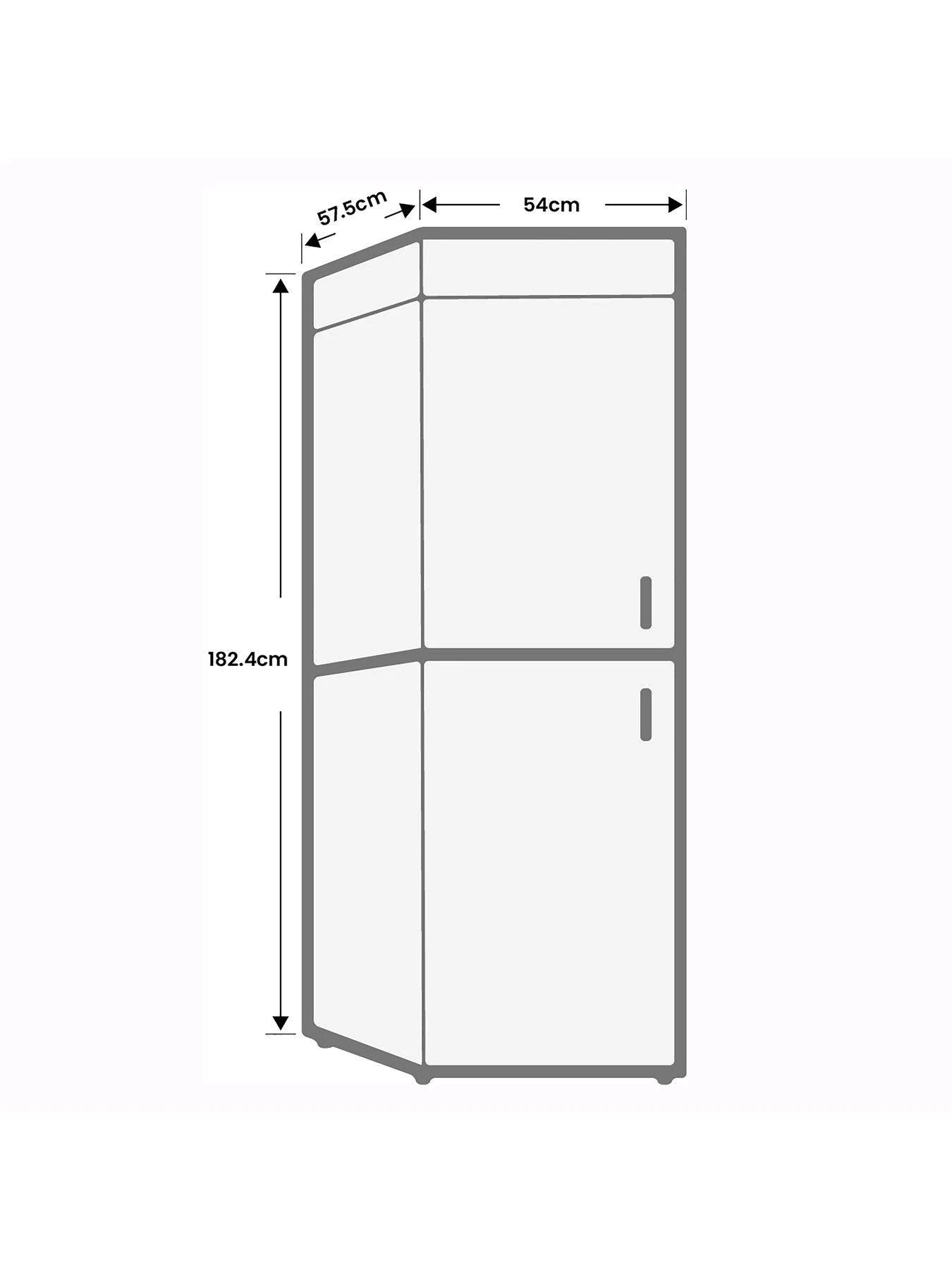 Beko CFG3582DS 55cm Wide Frost-Free Fridge Freezer - Silver - Image 6