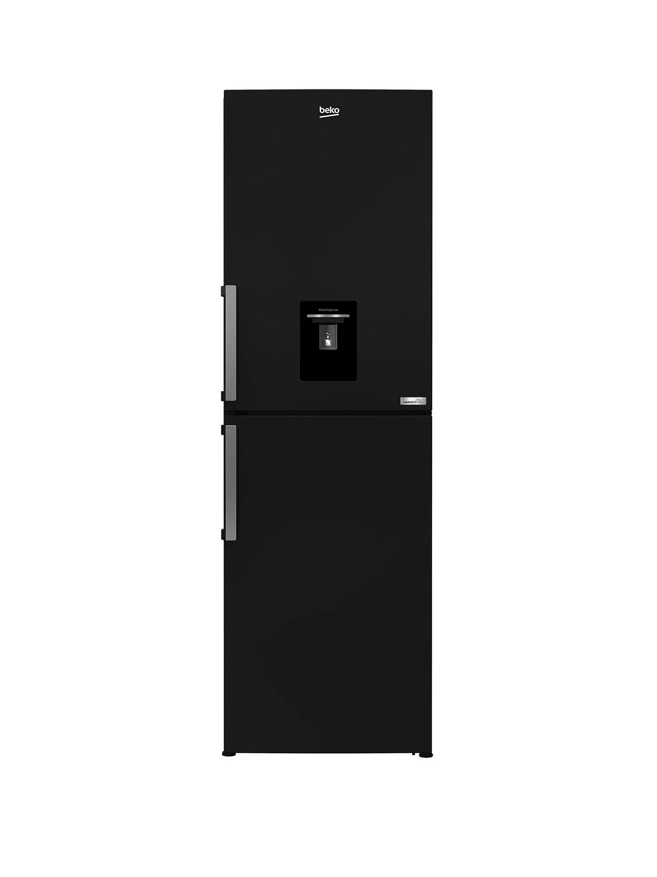 Beko CFP3691DVB HarvestFresh Fridge Freezer With Water Dispenser, Black