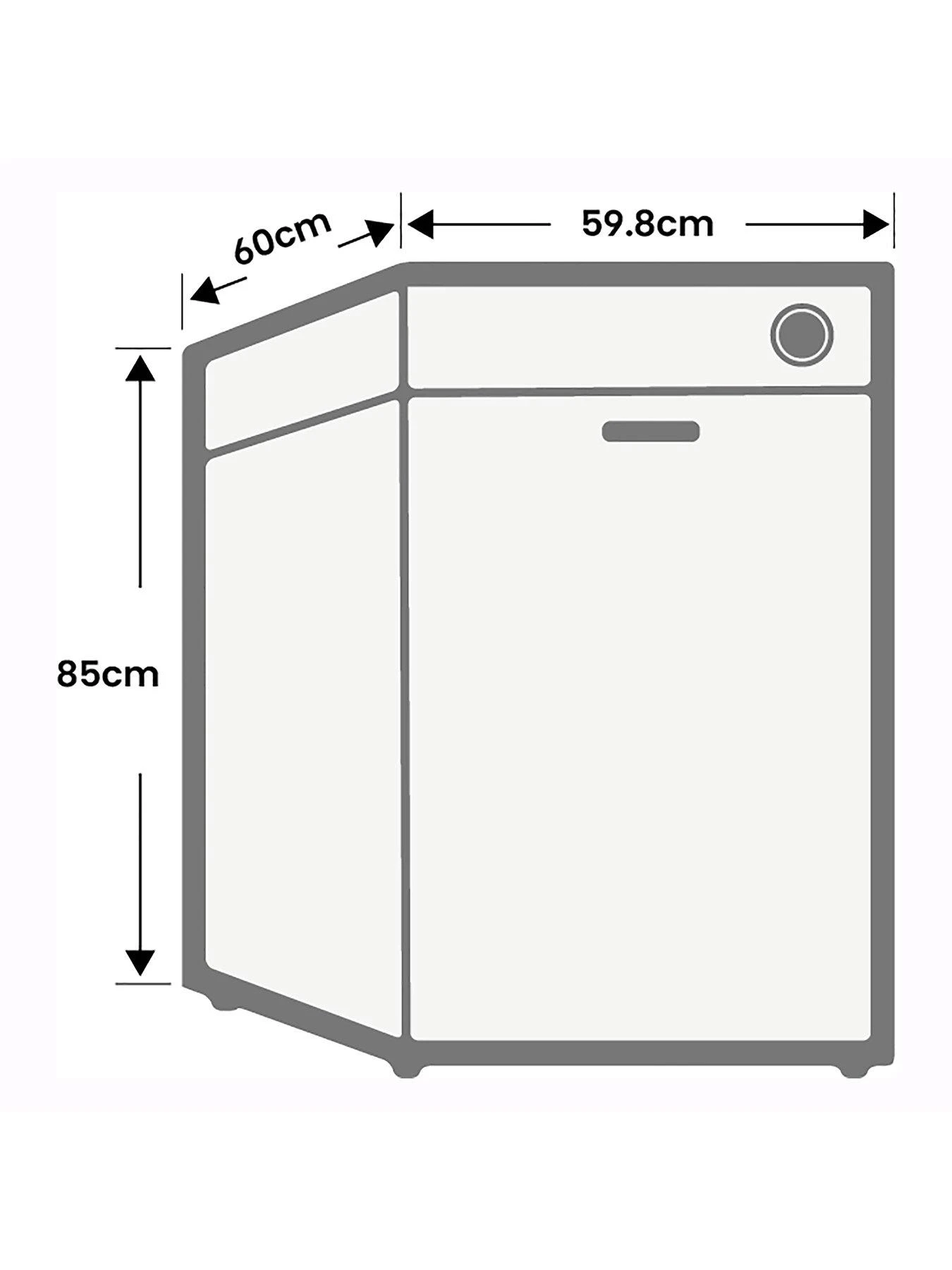 Beko DVN04320B 13-Place Full Size Freestanding Dishwasher - Black - Image 6