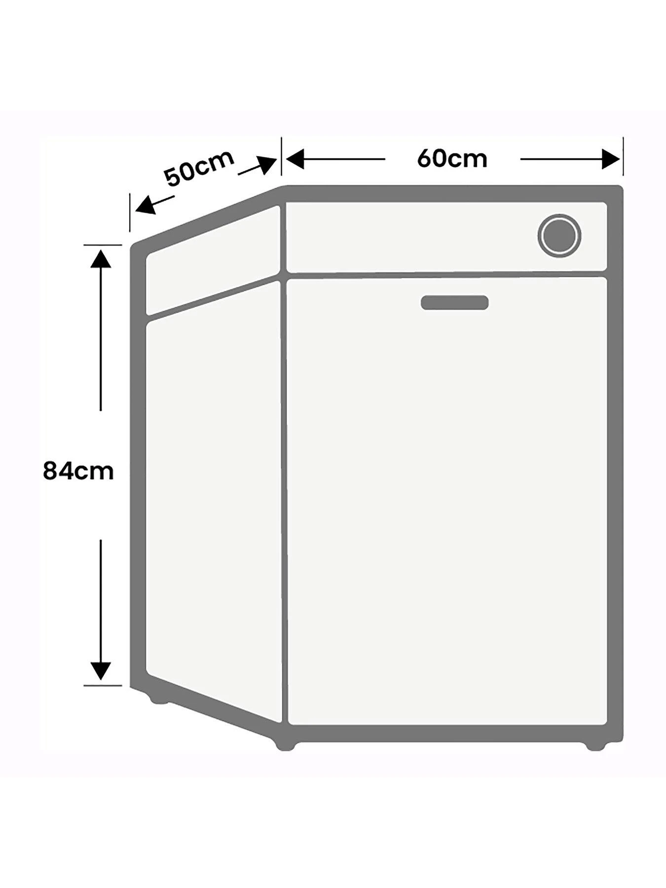 Beko WDL742431B 7kg Wash, 4kg Dry, 1200 Spin Washer Dryer, Black - Image 4