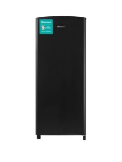 Hisense RR220D4ABF 52cm Wide Tall Fridge With Ice Box - Black