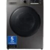 Samsung Series 5 WD90TA046BX/EU With Ecobubble™ 9kg Wash, 6kg Dry, 1400 Rpm Spin Washer Dryer, E Rated - Graphite