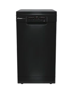 Candy Brava Slimline 10-Place Dishwasher - Black