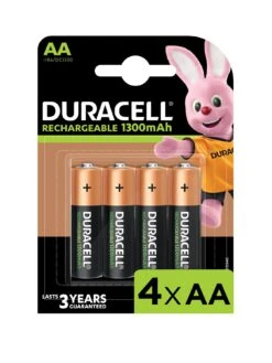Duracell AA Rechargeable 1300mAh Batteries - 4 Pack