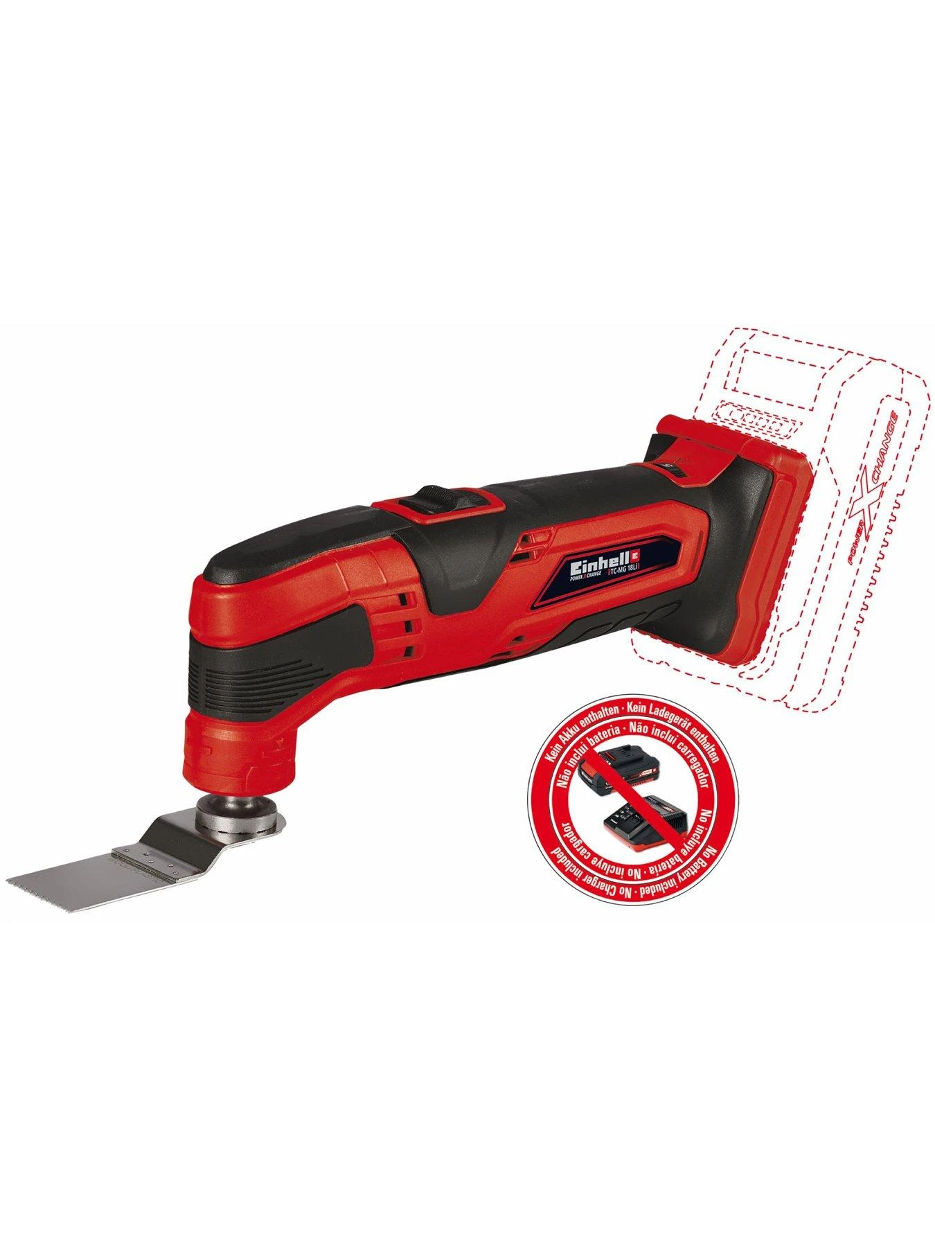 Einhell PXC Cordless Multi Tool - TC-MG 18 Li Solo (18V Without Battery) - Image 2