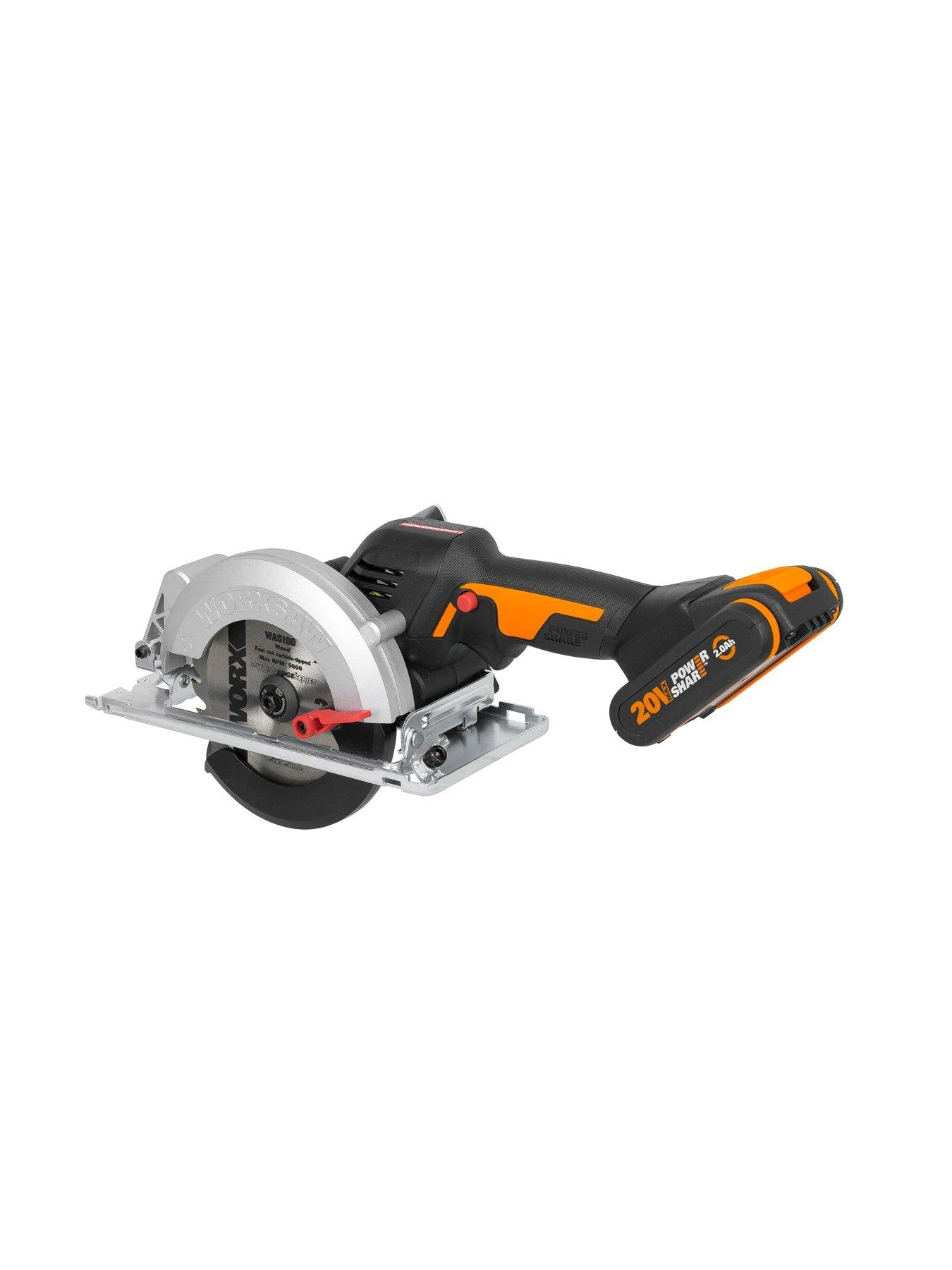 Worx WX531 18V (20V MAX) XL WORXSAW Brushless 46mm Compact Circular Saw - Image 3