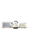 Daewoo Kensington Bundle- Cream (Kettle, 4 Slice Toaster, Microwave)
