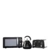 Daewoo Kensington Bundle- Black (Kettle, 4 Slice Toaster, Microwave)