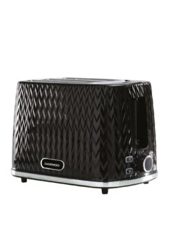 Daewoo Argyle 2 Slice Toaster- Black