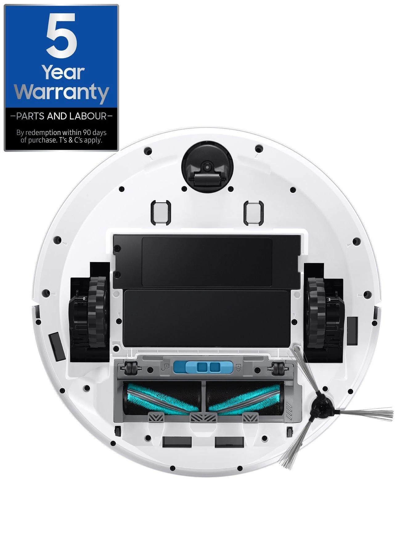 Samsung Jet Bot™ VR30T80313W/EU Robot Vacuum Cleaner - Max 60W Suction Power With LiDAR Sensor - White - Image 2