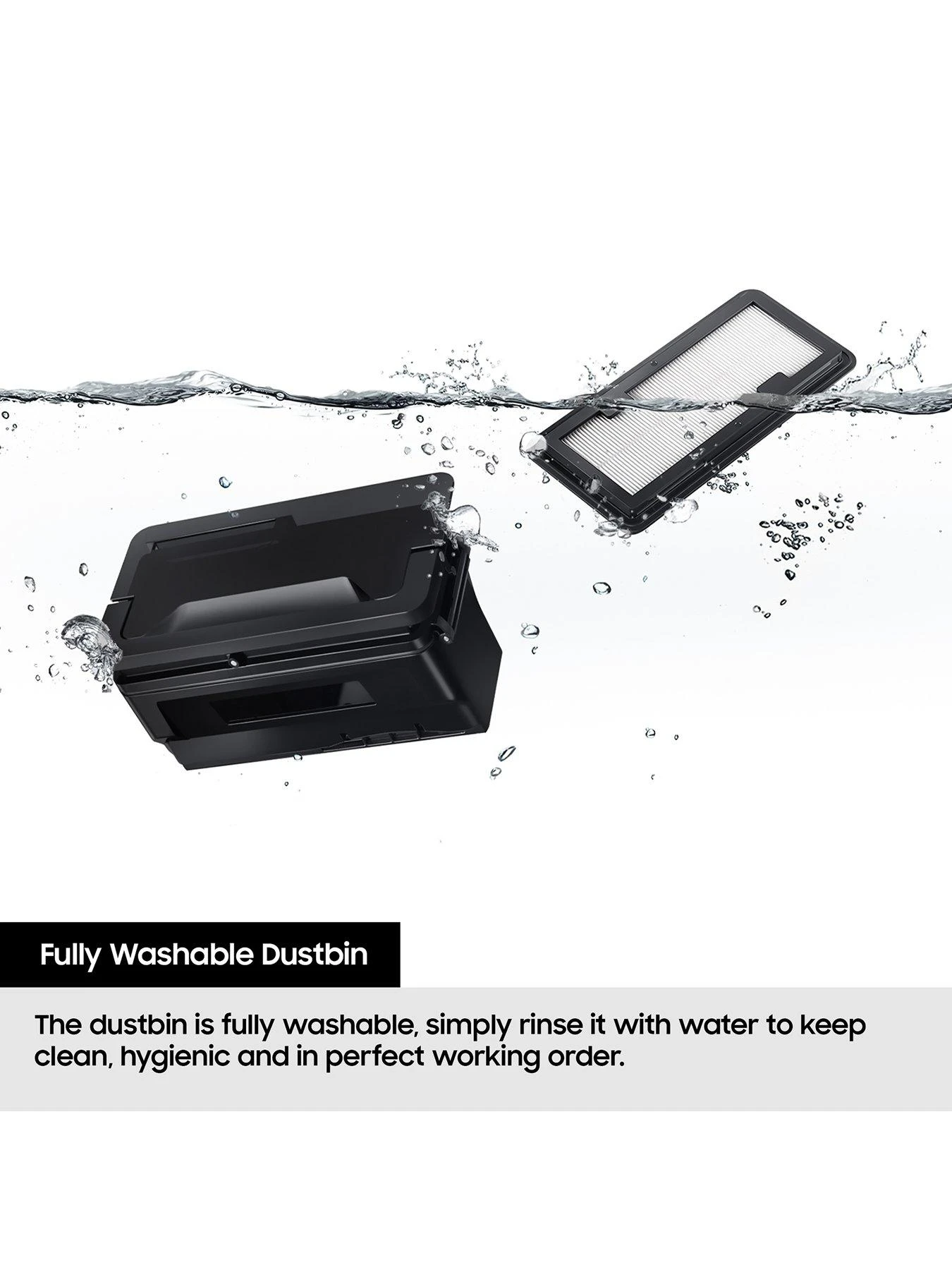 Samsung Jet Bot™ VR30T80313W/EU Robot Vacuum Cleaner - Max 60W Suction Power With LiDAR Sensor - White - Image 6