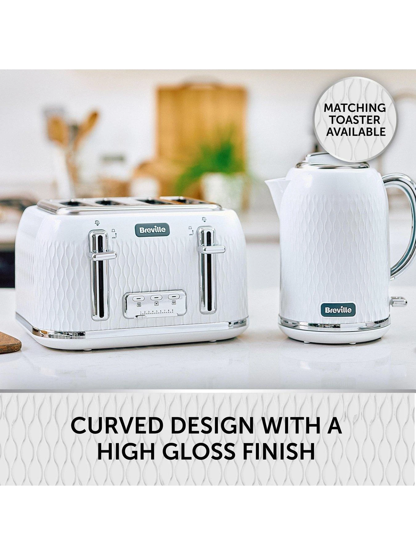 Breville Curve Collection Kettle - White - Image 4