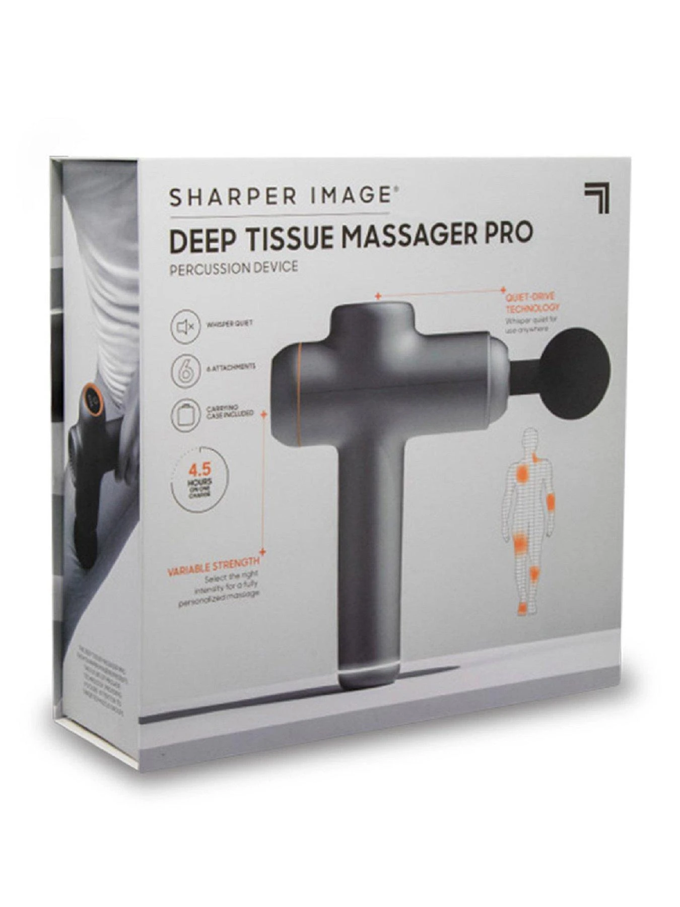 Sharper Image Deep Tissue Massage Gun Pro