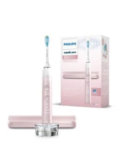Philips Sonicare DiamondClean 9000 Electric Toothbrush HX9911/84 - Pink & White