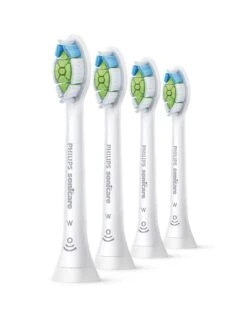 Philips Sonicare Optimal W2 White Replacement Brush Heads, Pack Of 4 HX6064/10