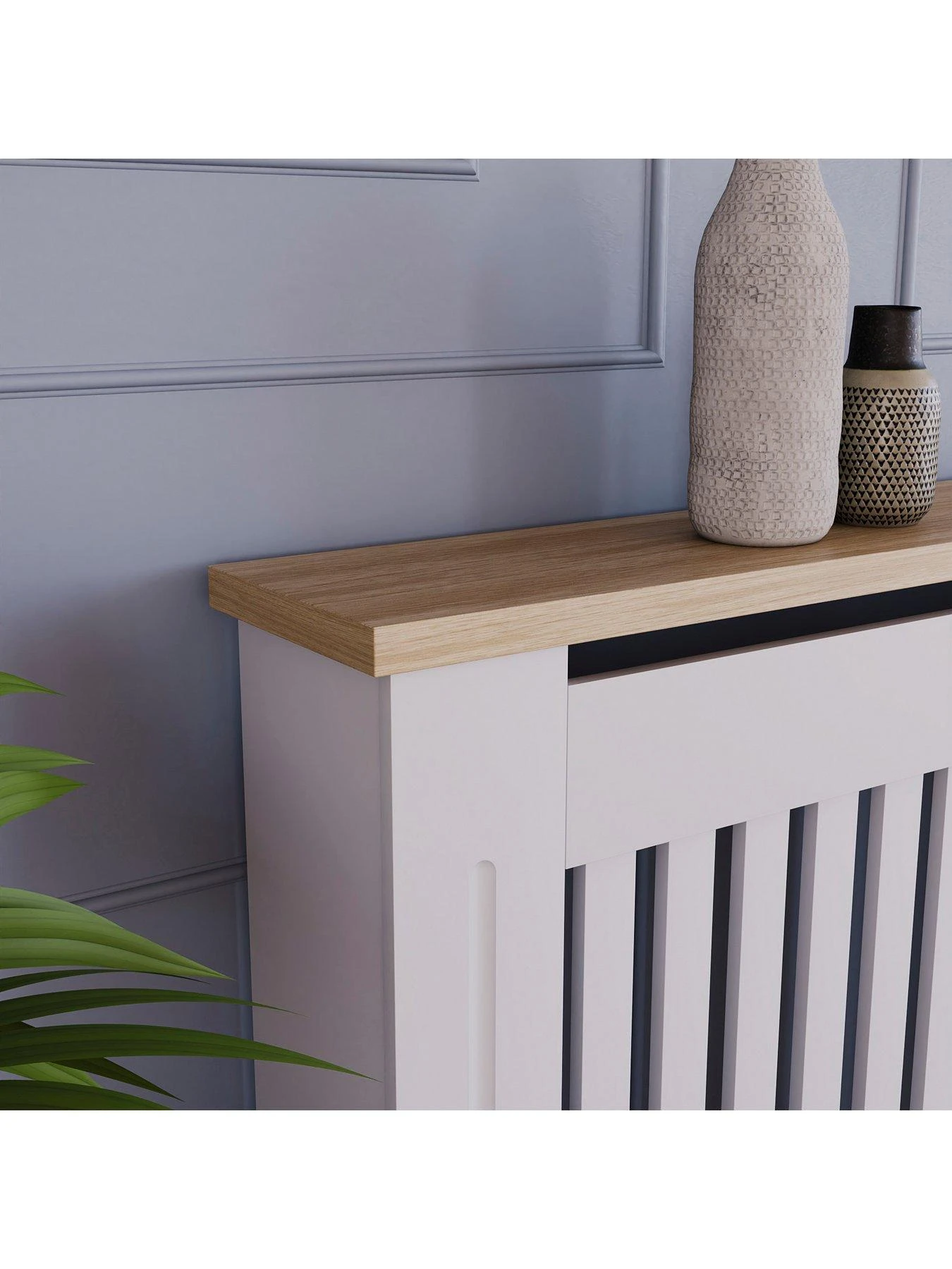 Vida Designs Arlington Large Radiator Cover - White - Image 4