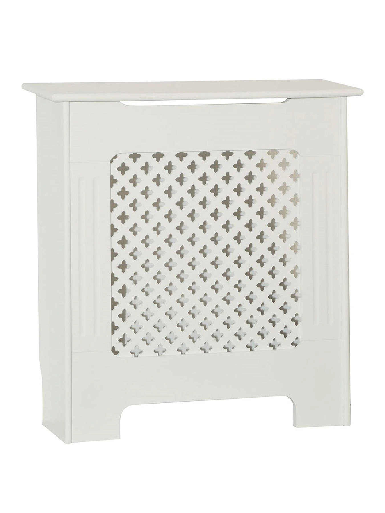 Vida Designs Oxford Small Radiator Cover - White - Image 2