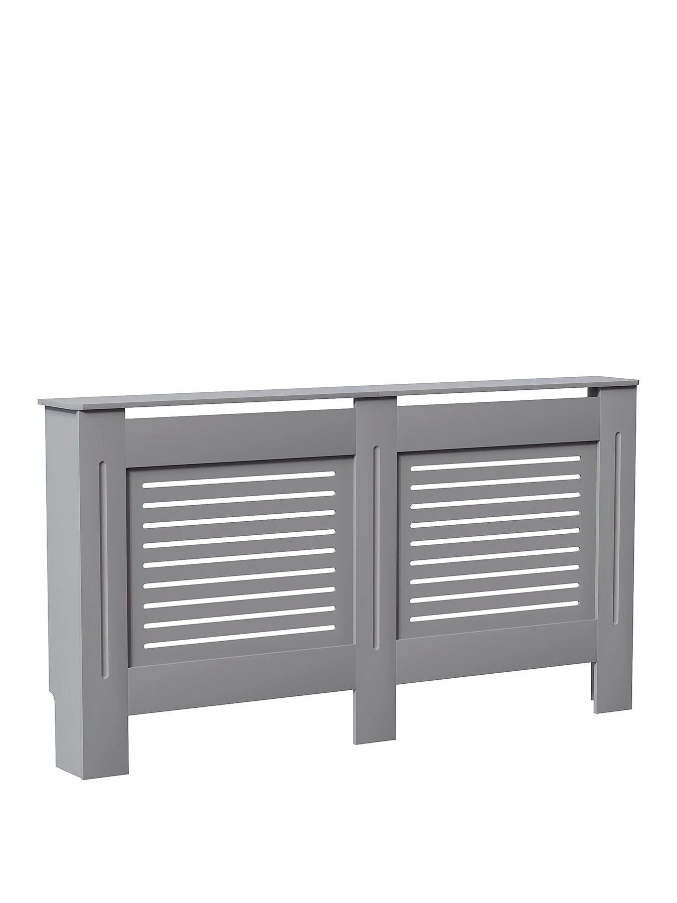 Vida Designs Milton Large Radiator Cover - Grey - Image 2