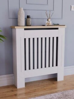 Vida Designs Arlington Small Radiator Cover - White