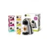 Nescafe Dolce Gusto Mini Me Automatic Coffee Machine Starter Kit By De'Longhi - Arctic Grey And Black Anthracite