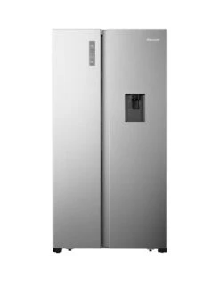 Fridgemaster MS91521FFS 91cm Wide Total No Frost American-Style Fridge Freezer - Silver