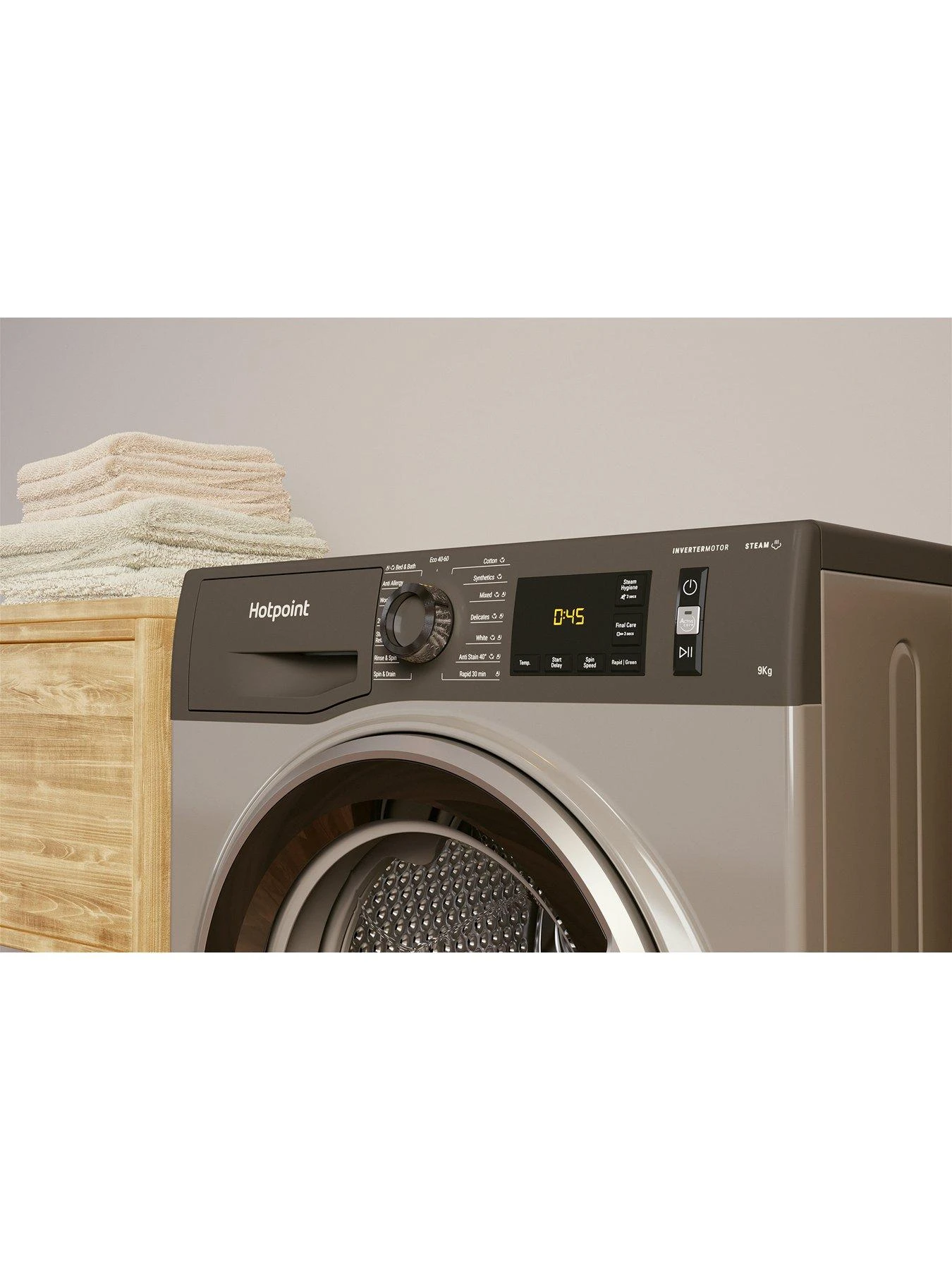 Hotpoint NM11946GCAUKN 9kg Wash, 1400rpm Spin Washing Machine - Image 6