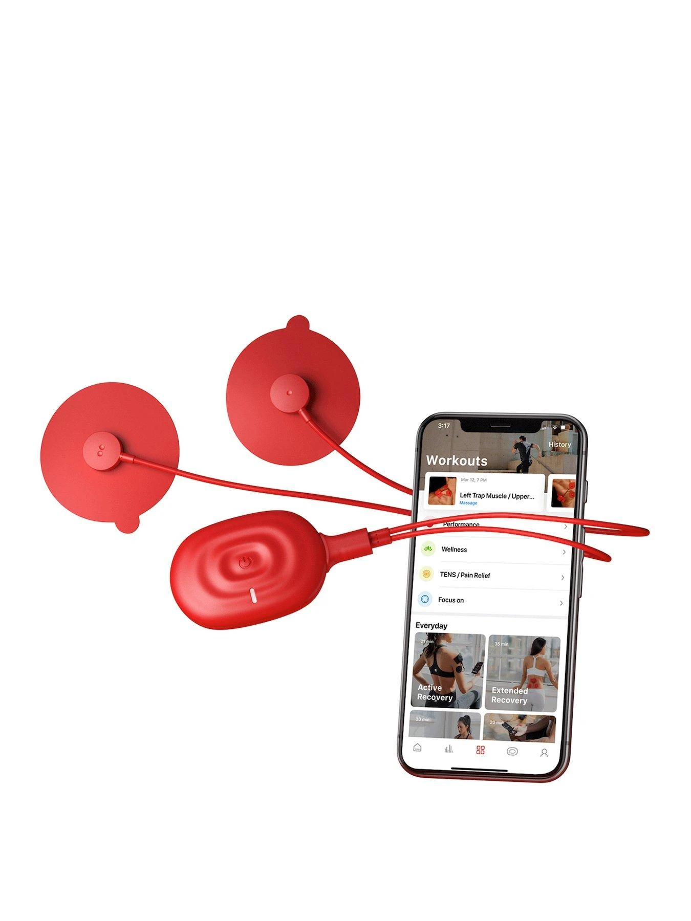 Therabody Powerdot Uno 2.0 - Red - Image 2