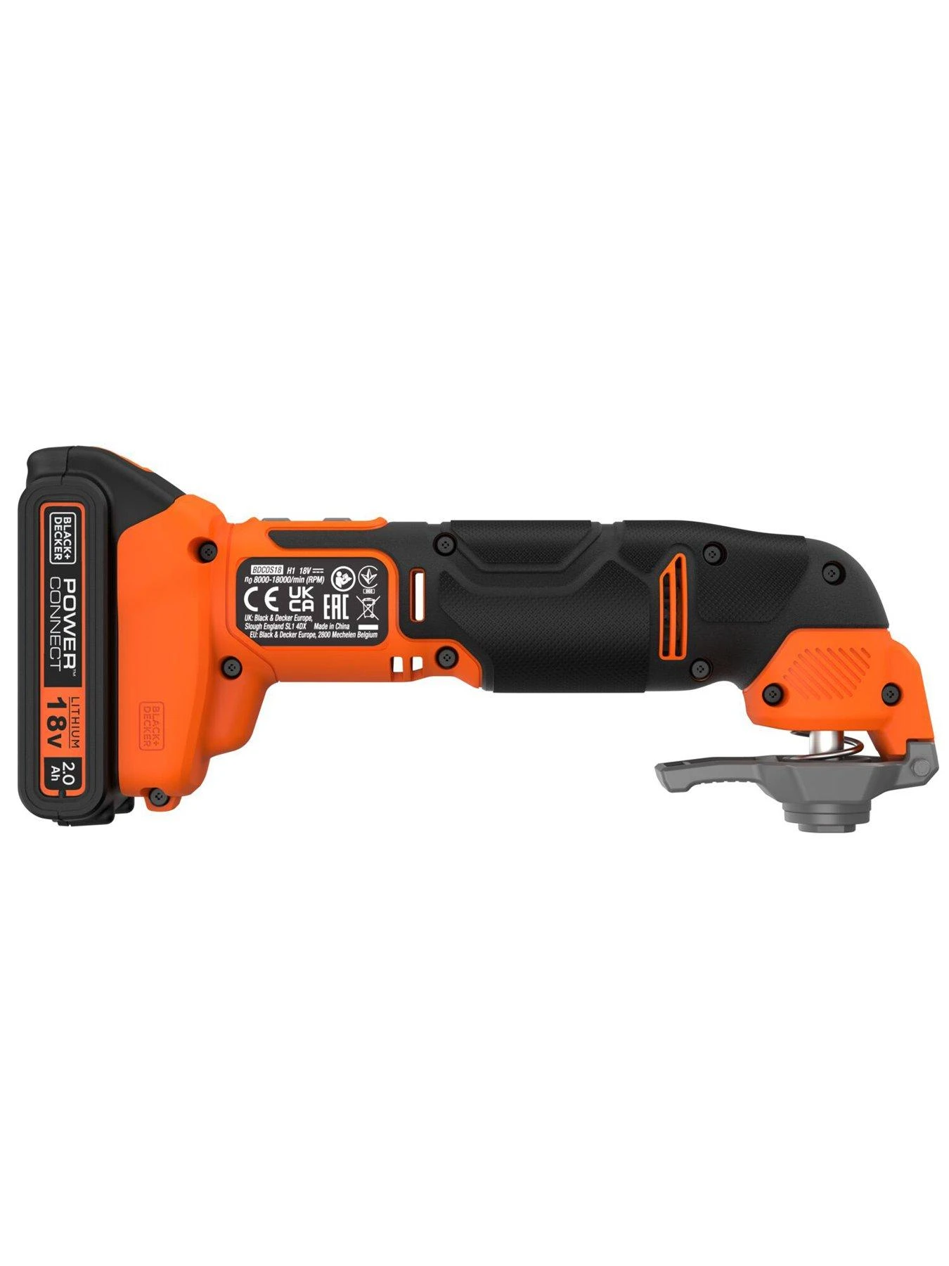 Black & Decker 18V Oscillating Tool 2Ah 400mA Kibox - Image 2