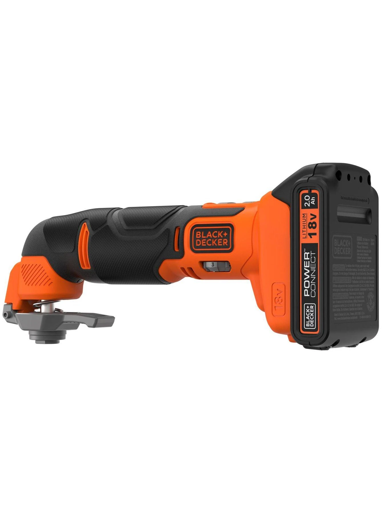 Black & Decker 18V Oscillating Tool 2Ah 400mA Kibox - Image 3