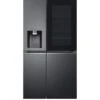 LG InstaView ThinQ GSXV90MCAE Wifi Connected American-Style Fridge Freezer - Matte Black - E Rated