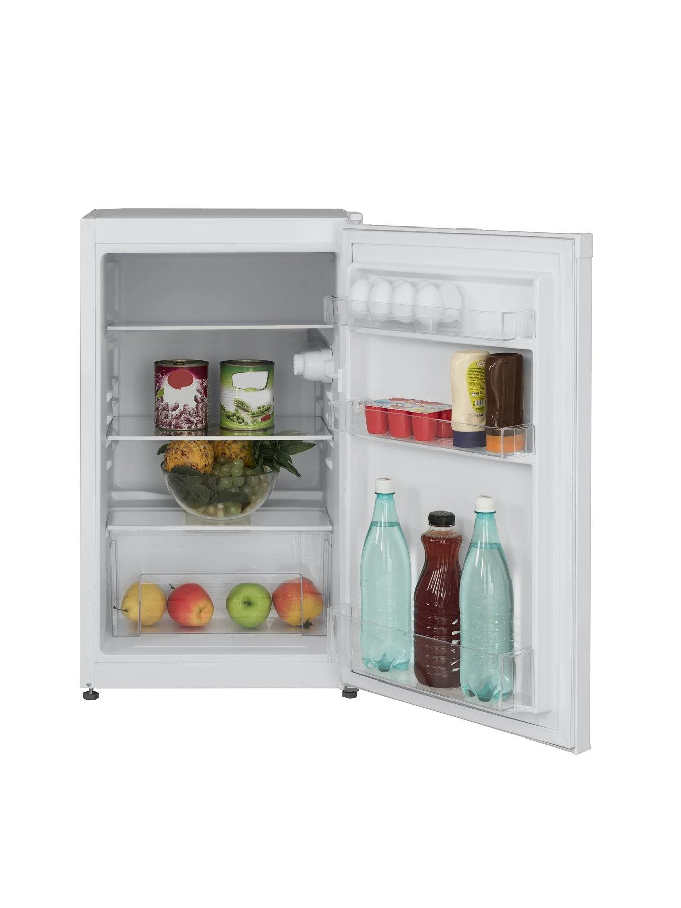 Swan SR15820W 48cm Wide Freestanding Under-Counter Fridge - White - Image 3