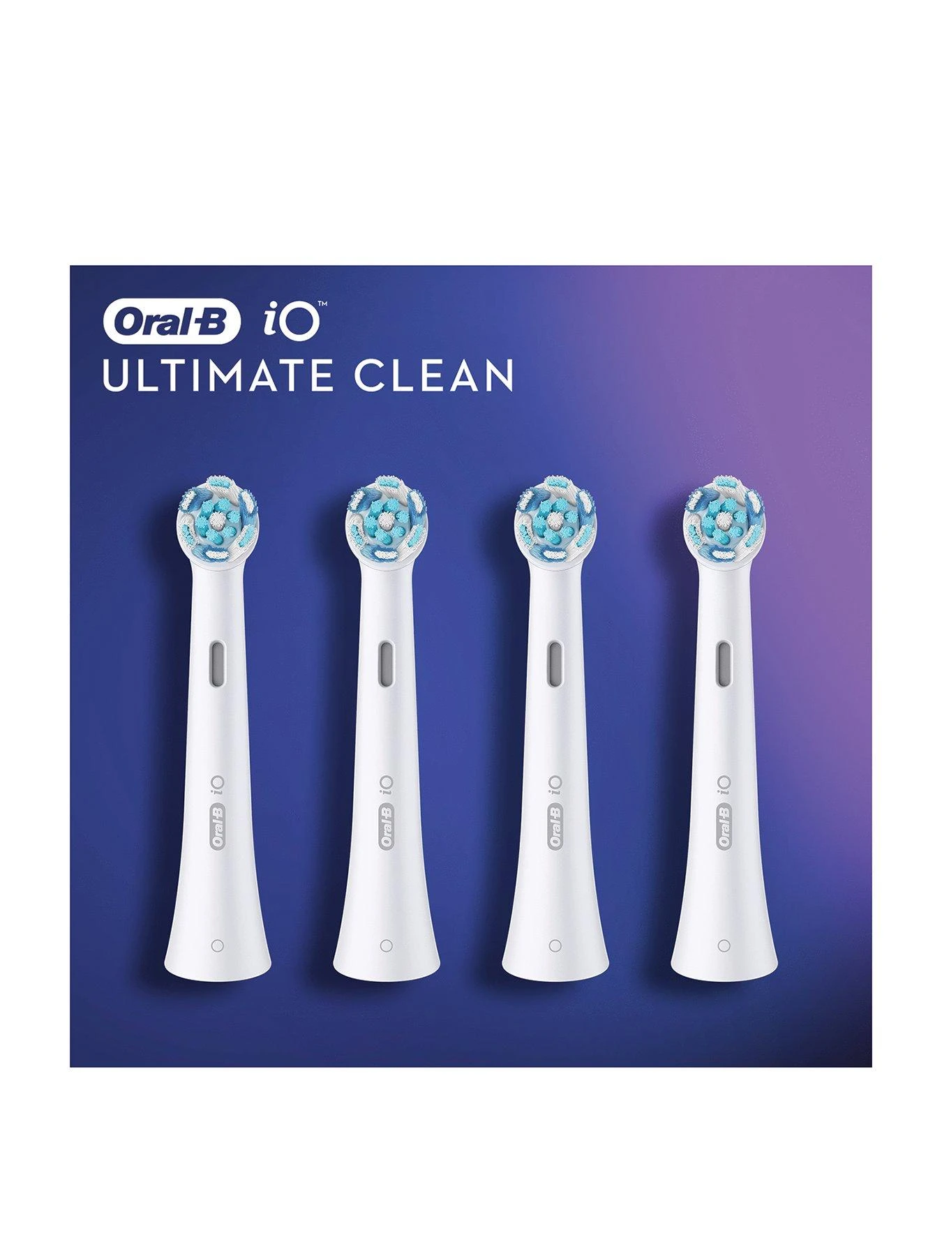 Oral B Oral-B IO Ultimate Clean White Refill Heads - Pack Of 4 - Image 2