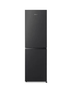 Hisense RB327N4BBE 55cm Wide Total No Frost Freestanding Fridge Freezer - Black