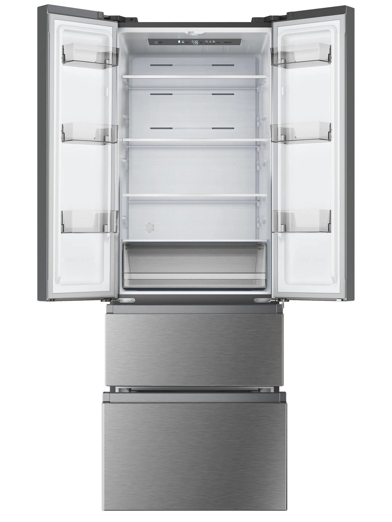 Hisense RF632N4BCF 70cm Wide French Door Fridge Freezer - Stainless Steel - Image 2