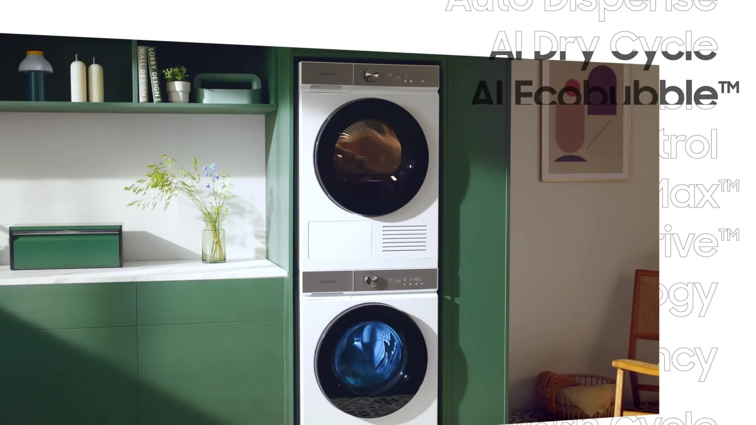 Samsung Series 5+ WW11BB504DAW/S1 SpaceMax Washing Machine - 11kg Load 1400 Spin A Rated - White - Image 8