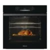 Hisense BI62212ABUK, Single Oven, 77L With Steam Clean Function- Black
