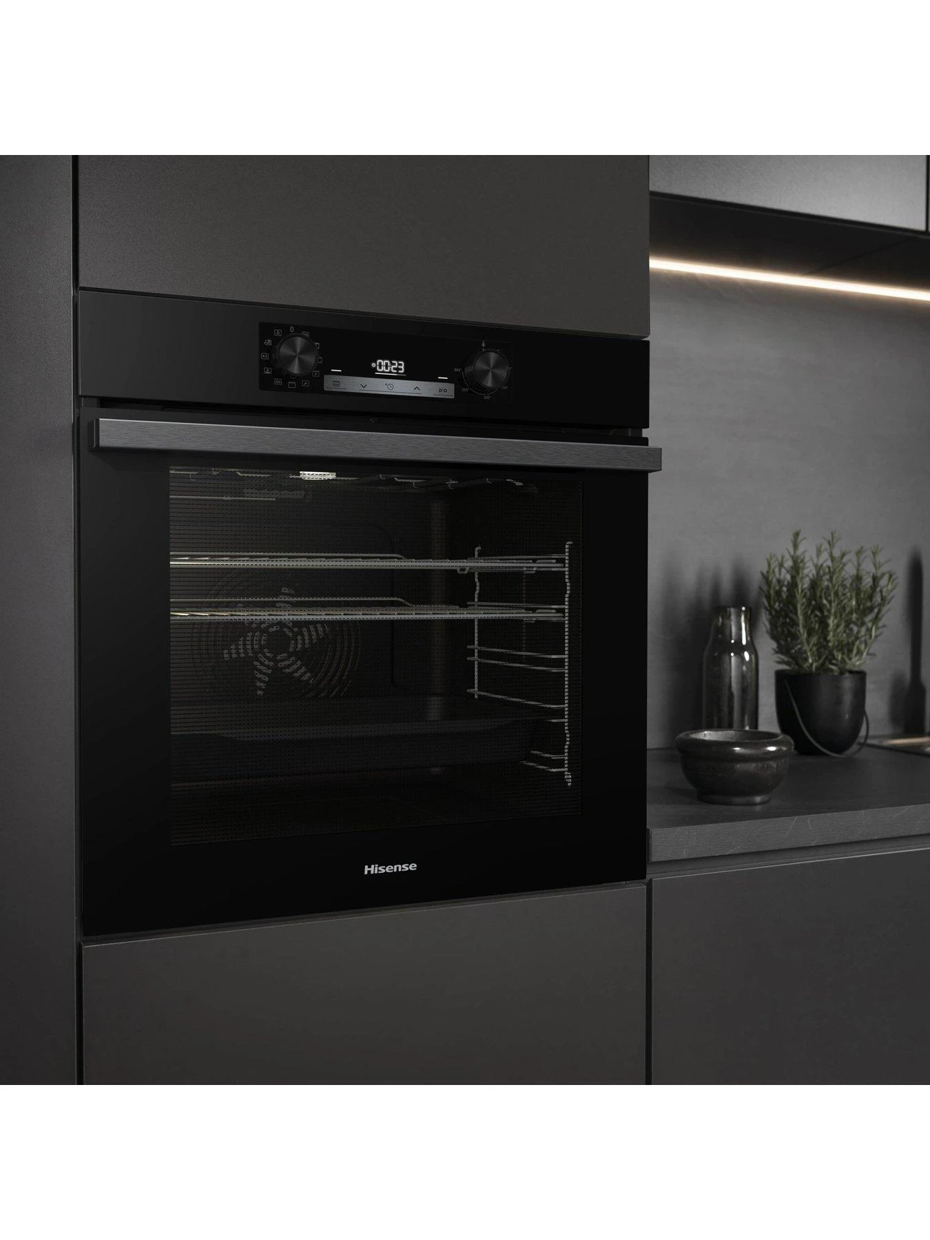 Hisense BI62211CB 77-Litre Electric Single Oven With Catalytic Liners - Black - Image 6
