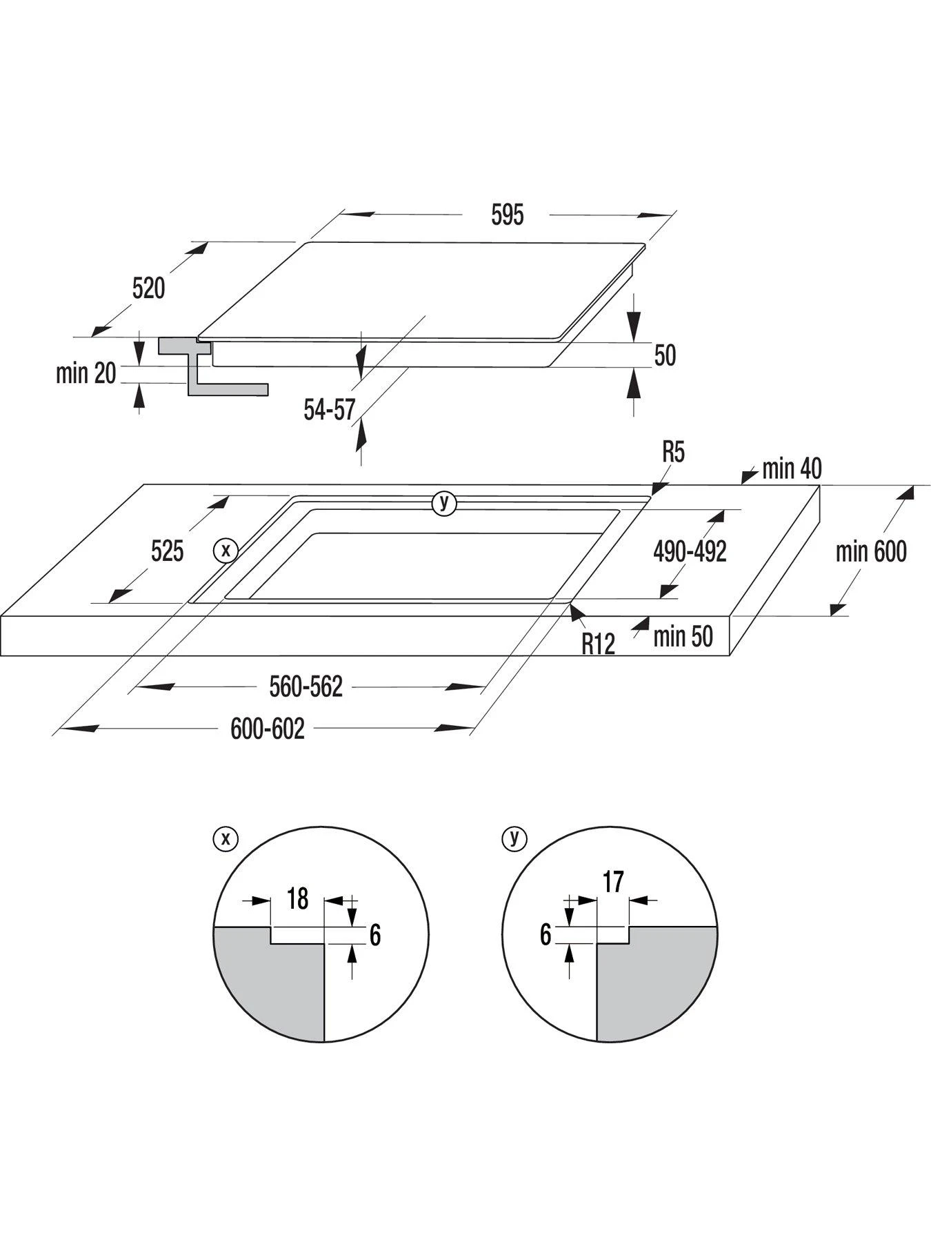 Hisense E6432C 60cm Wide Ceramic Hob - Black - Image 5